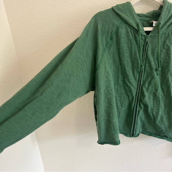 Pink green zip up sweatshirt - Picture 6 of 7